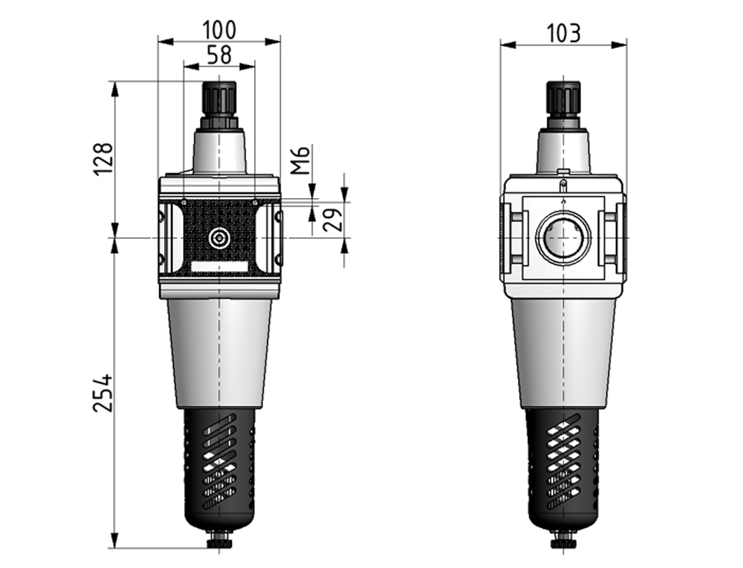 filterregler-g3-4-0-5-10-40-m-mit-pc-beh-lter-schutzkorb-und