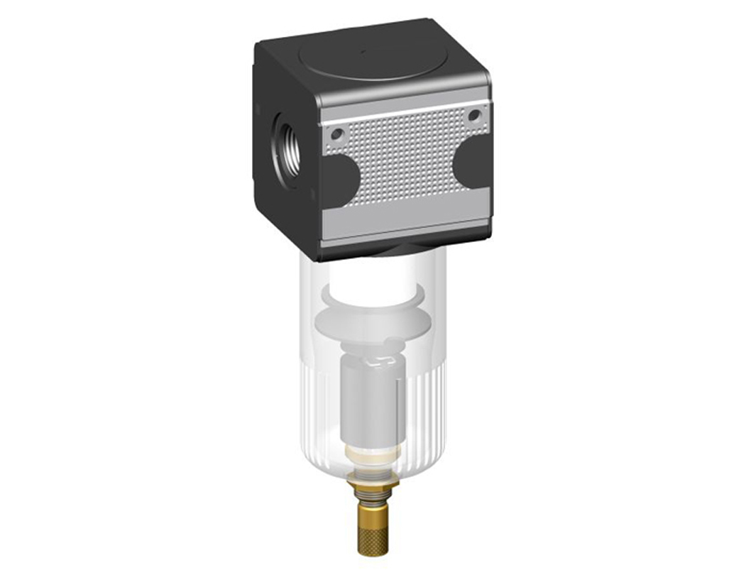 Filter G1/2 5µm with PC bowl and automatic drain