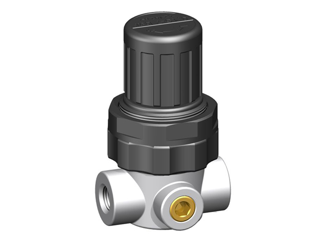 Druckregler G1/8 0,15-7 (2xVST) mit Schalttafelmutter (Ks)