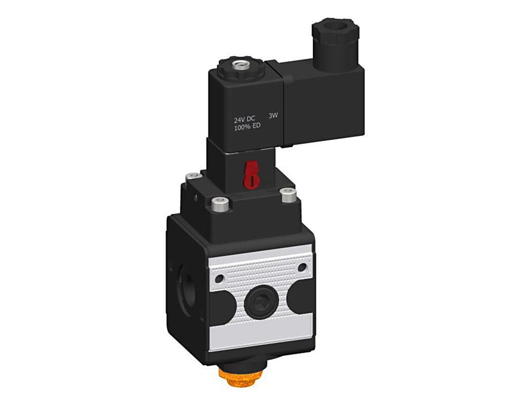 3/2-Wegeventil G1/4 elektrisch betätigt 230V/50Hz