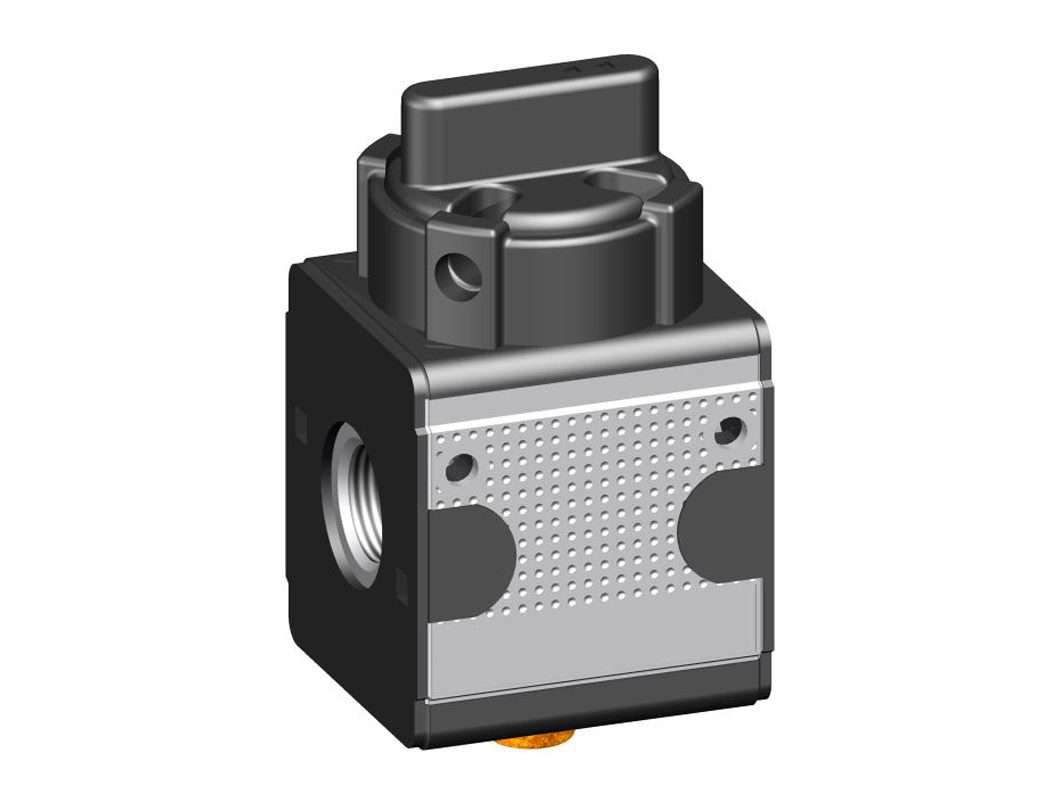 Ball valve G1/4 with silencer