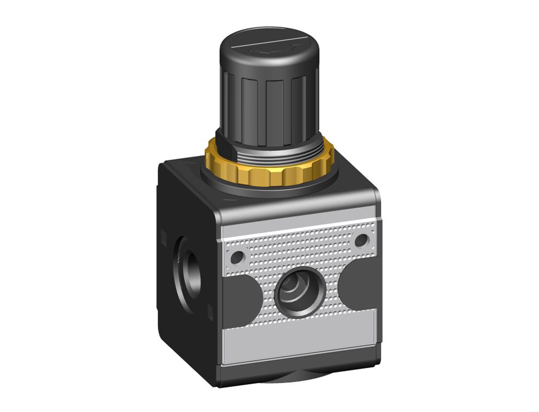 Druckregler G1/4 0,5-10 mit Schalttafelmutter (Ms)