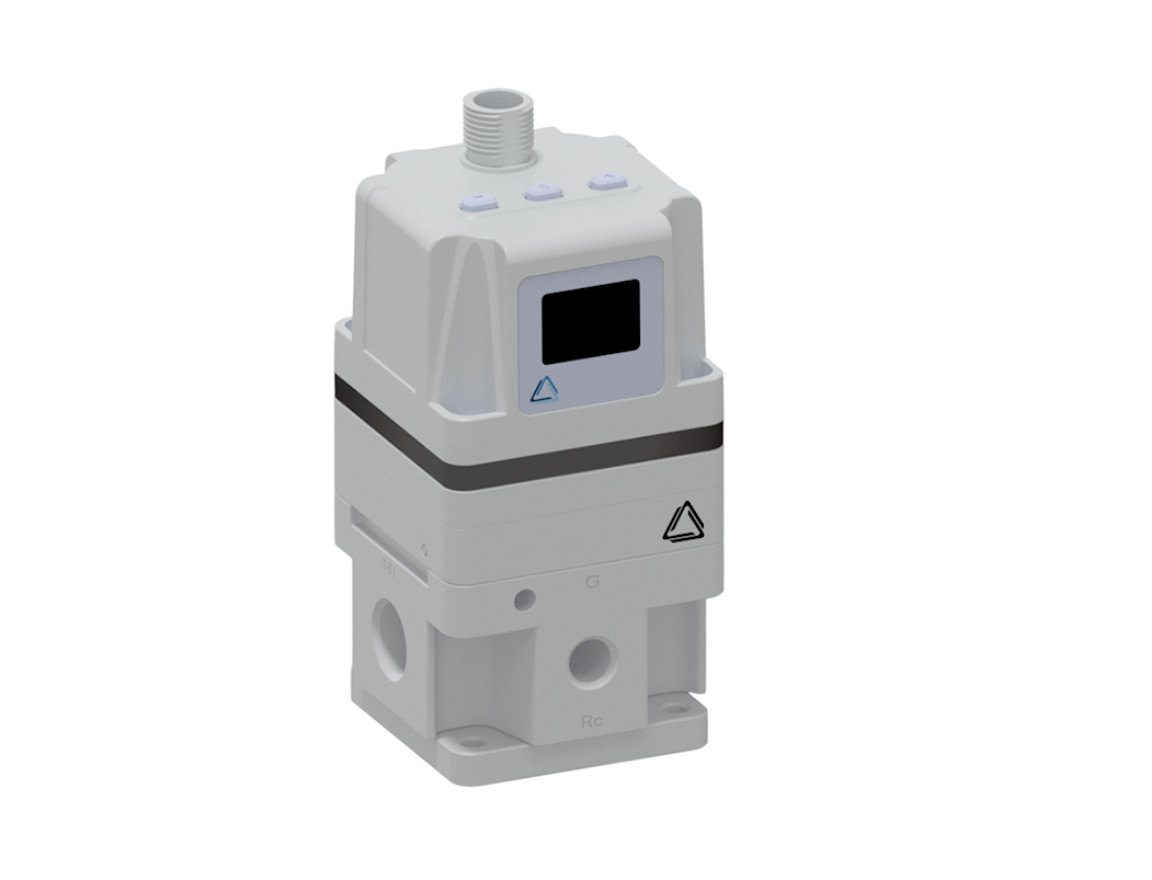 Digital proportional pressure control valve G1/4 0.05-9 bar with high releaving, input/output signal 4-20 mA